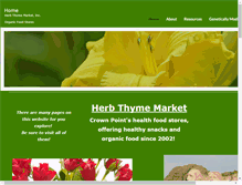 Tablet Screenshot of herbthymemarket.com